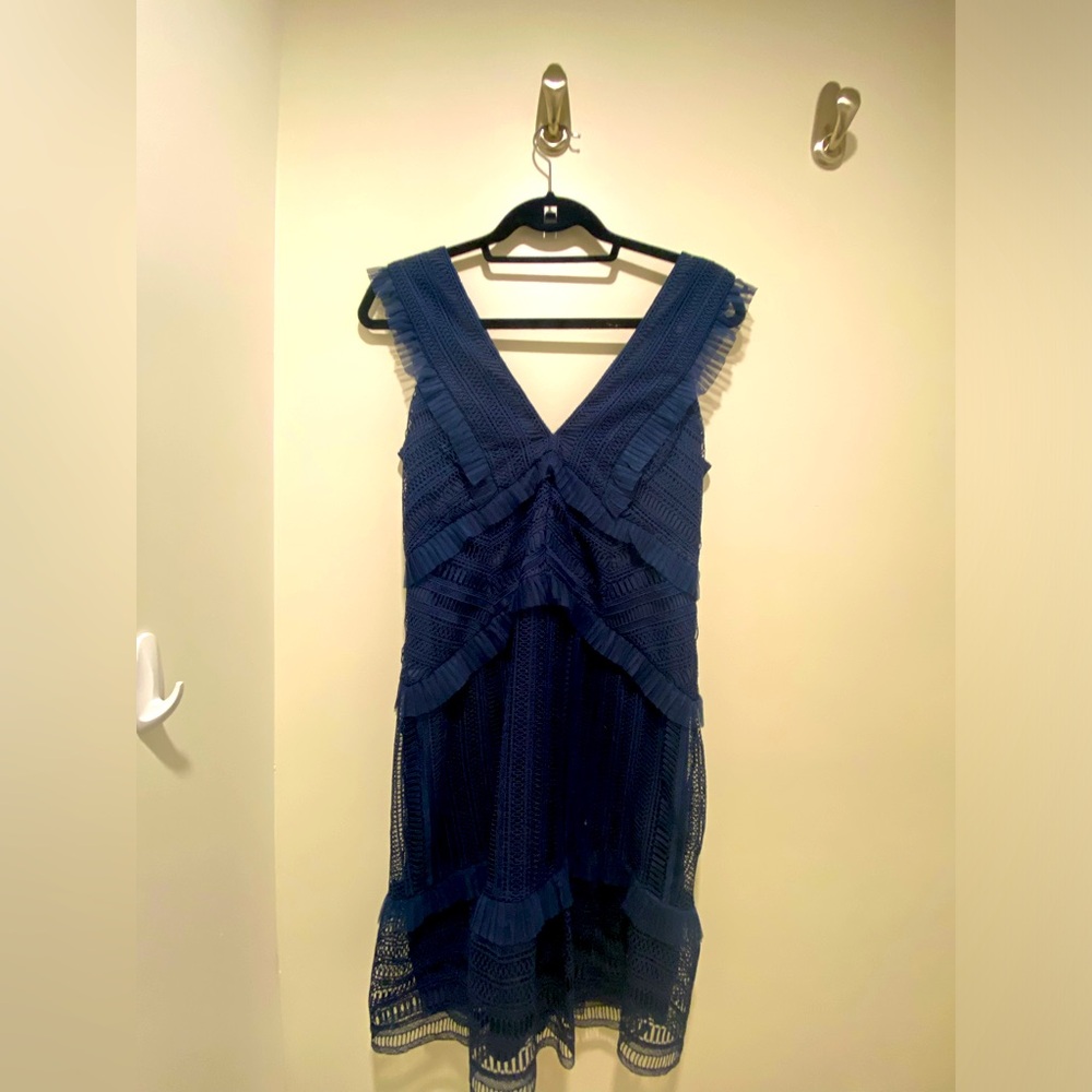Navy size 6 Bardot Cocktail dress